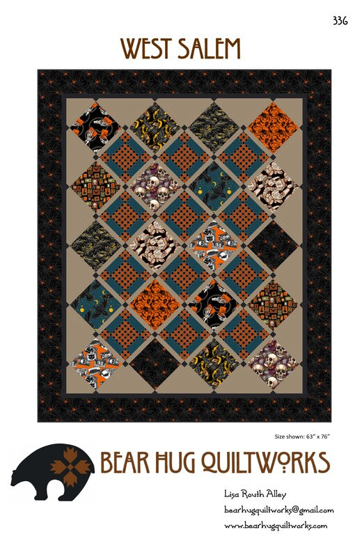 West Salem Quilt Pattern - Bear Hug Quiltworks