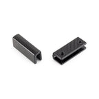 Strap End Caps 1" - 4 Pack - Matte Black - BHW2BK