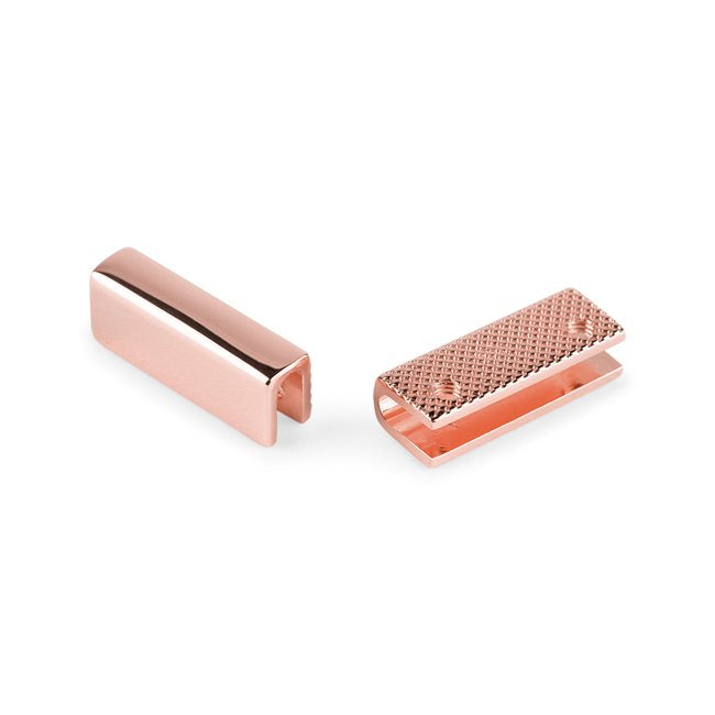 Strap End Caps 1" - 4 Pack - Rose Gold - BHW2RG