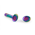 Extra Long Double Cap Rivets 5/16" (8mm) x 1/2" - 24 Sets - Rainbow - BHW730RB
