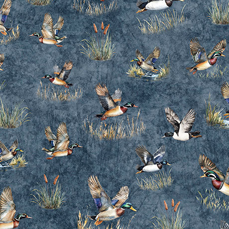 Forest, Field and Stream Ducks from QT Fabrics