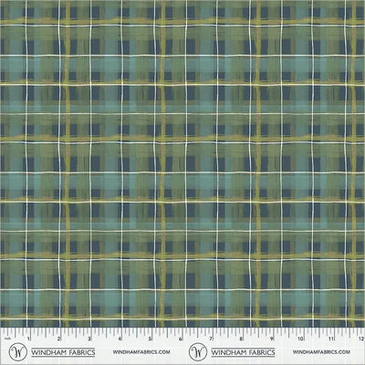 Wanderwoods Cabin Plaid - Dark Waters | 55424-6 | Windham Fabrics