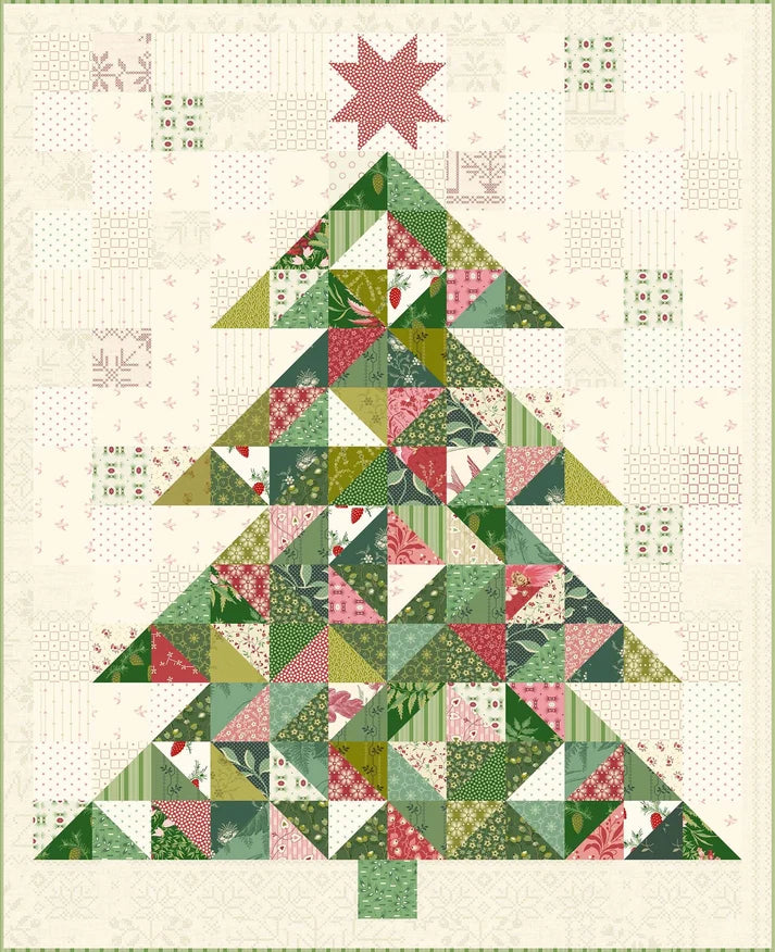 Christmas Tree | LBQ-1007-P | Laundry Basket Quilts