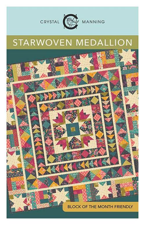 Starwoven Medallion Quilt Pattern - CMA 902