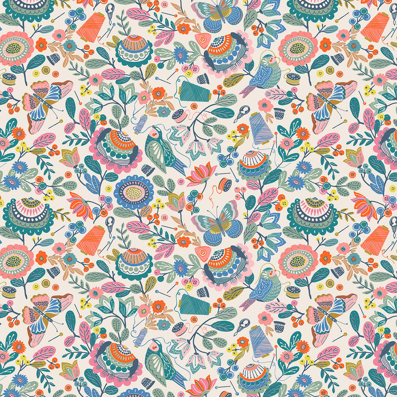 Country Sewing Club Finch & Flora 44/45"