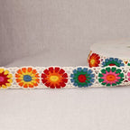 Crochet Trim with Roses 1.75 in x 15 yds - Ivory