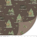 Double Lush Velvet 58/60" Let's Get Lost in the Woods