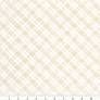 Sleepy Teddy - Diagonal Plaid Oatmeal/White - 8524-30