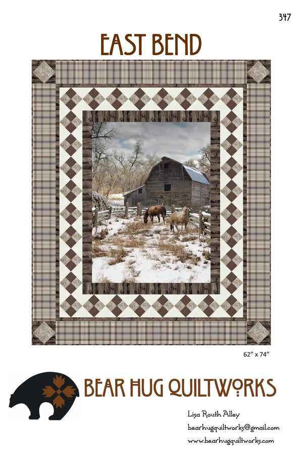 East Bend Quilt Pattern - Bear Hug Quiltworks
