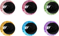 MUCUNNIA 30mm 3D Sparkle Moon Safety Eyes, 60 Pieces (30 Sets)