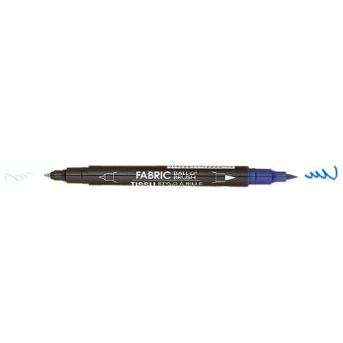 Uchida Fabric Ball & Brush Marker Blue | #12200300T