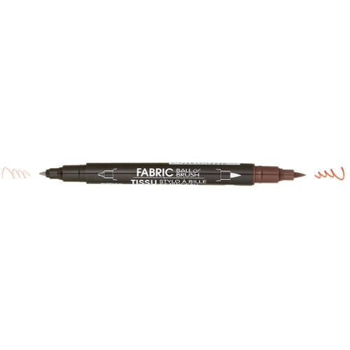Uchida Fabric Ball & Brush Marker Brown | #12200600T