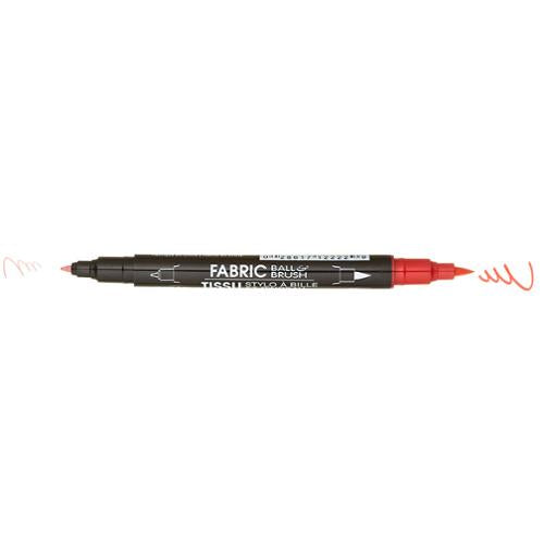Uchida Fabric Ball & Brush Marker Red | #12200200T