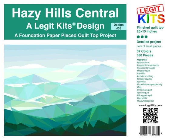 Hazy Hills Central Quilt Kit (Confetti)