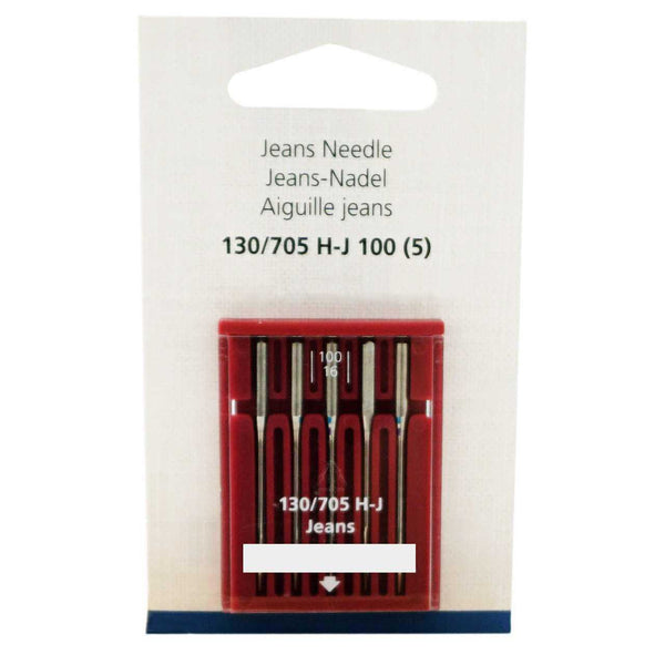 Bernina Jeans Needles Size 100/16 - 5 Pack