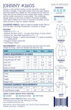 Johnny Pattern - Children's Corner (Sizes 3mo-12mo & 18mo-4 yrs)