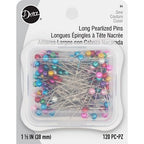 Dritz Long Pearlized Pins 1-1/2in 120ct - Box of 6