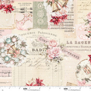 Christmas Magic Christmas Collage - Ivory
