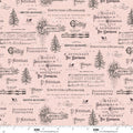 Christmas Magic Christmas Typography - Pink