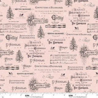 Christmas Magic Christmas Typography - Pink