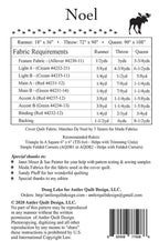 Noel Quilt Pattern - Antler Quilt Design