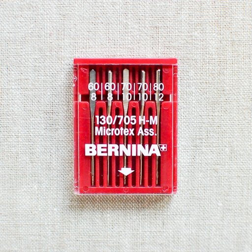Bernina Microtex Needles Assorted 60-80 - 5 Pack