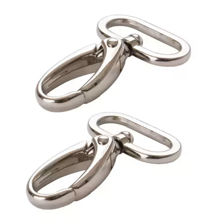 Swivel Hook 1in, in Nickel, Set of Two from byAnnie