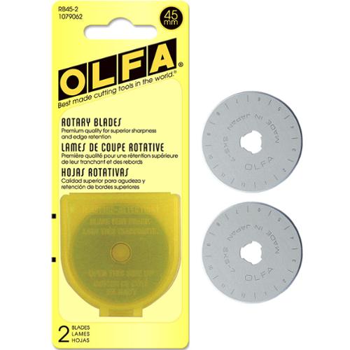 OLFA 45mm Rotary Blade 2-Pack - RB45-2
