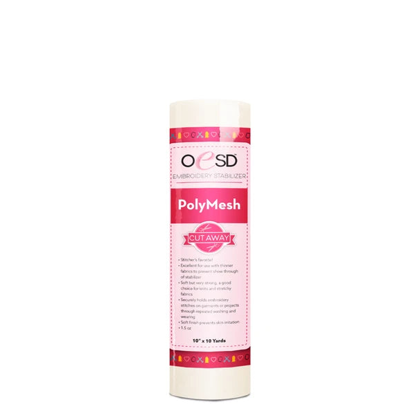 OESD Polymesh CutAway Stabilizer | 10" x 10 Yard Roll