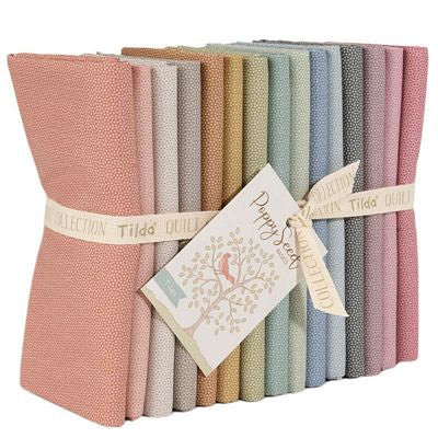 Tilda Poppy Seed Basics Fat Quarter Bundle 15pc - TIL300270