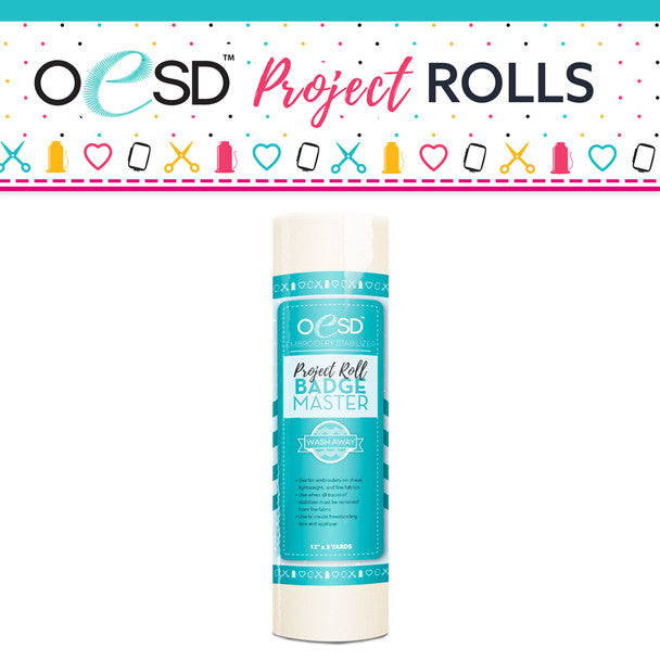 OESD BadgeMaster WashAway Stabilizer 12" x 3 yd