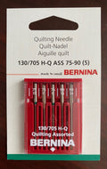 Bernina Quilting Needles Assorted 75/11 & 90/14 - 5 Pack