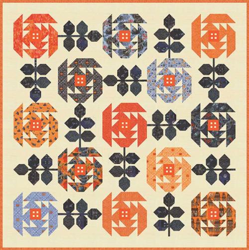 Pasadena Roses Quilt Pattern - RPQP PR174