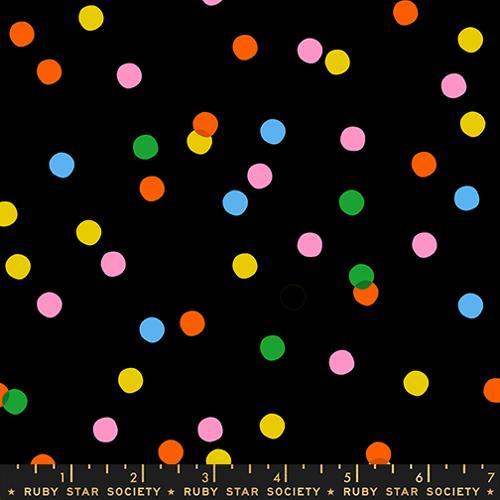 Sparkle Mart Black Quilting Cotton - RS0123 19