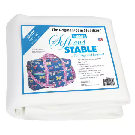 ByAnnie Soft and Stable White Foam Stabilizer 72" x 58"