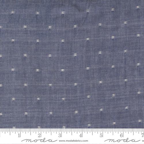 Summer Solstice Nautical Blue Woven - Moda (12224 27)