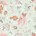 Sweet Woodland Minky - Green