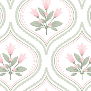 Sweet Woodland Minky - White