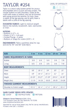 Children's Corner Taylor Pattern - Sizes 3mo-24mo