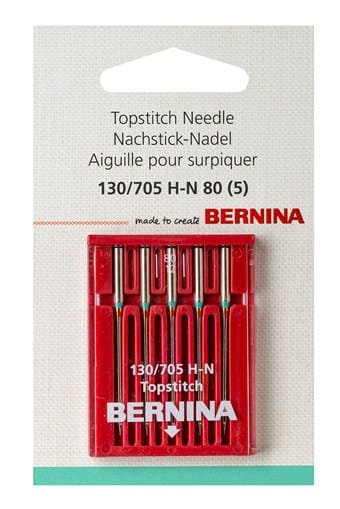 Bernina Topstitch Needles Size 80/12 - 5 Pack