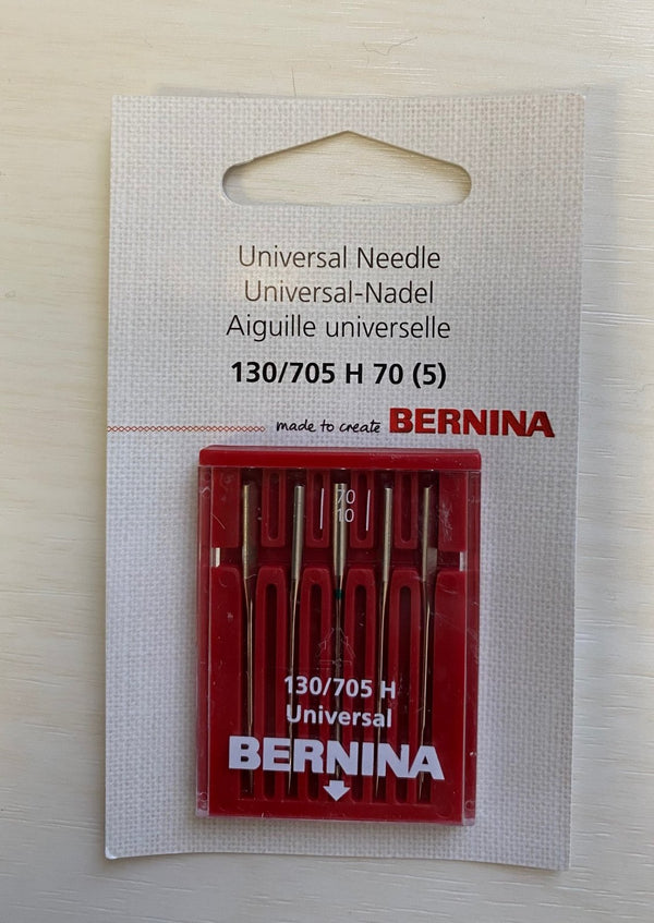 Bernina Universal Needles Size 70/10 - 5 Pack
