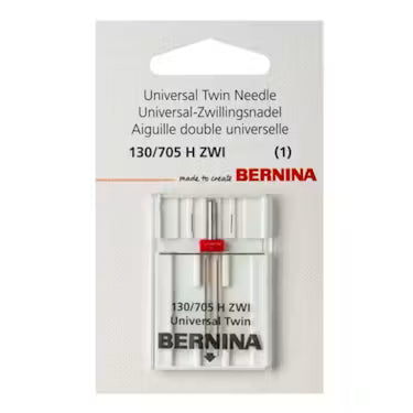 BERNINA Universal Twin Needle 130/705 H ZWI – Size 80/12, 4.0mm