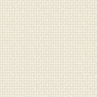 Woolies Flannel with Basketweave in Cream (Remnant) By Maywood Studio