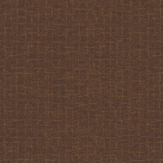Woolies Flannel with Crosshatch in Brown by Maywood Studio