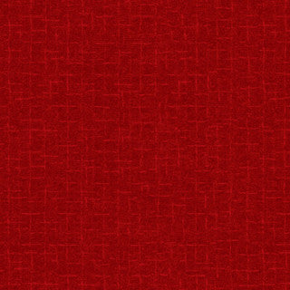 Woolies Flannel with Crosshatch in Dark Red by Maywood Studio