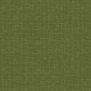 Woolies Flannel with Crosshatch in Green by Maywood Studio