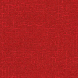 Woolies Flannel with Crosshatch in Red by Maywood Studio