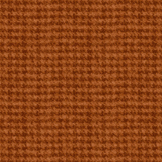 Woolies Flannel with Houndstooth in Burnt Orange by Maywood Studio