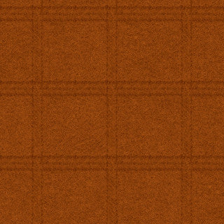 Woolies Flannel with Tartan Grid in Burnt Orange by Maywood Studio