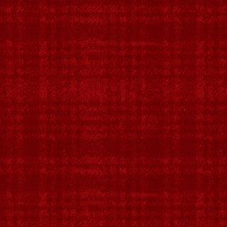 Woolies Flannel with Windowpane in Dark Red by Maywood Studio